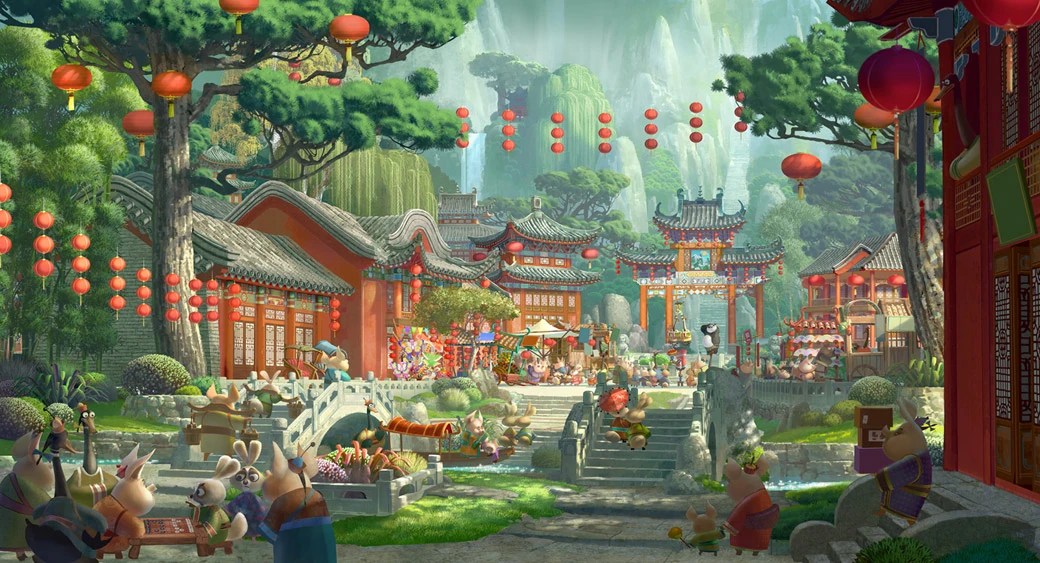 Po's village Kung Fu Panda Wiki FANDOM powered by Wikia