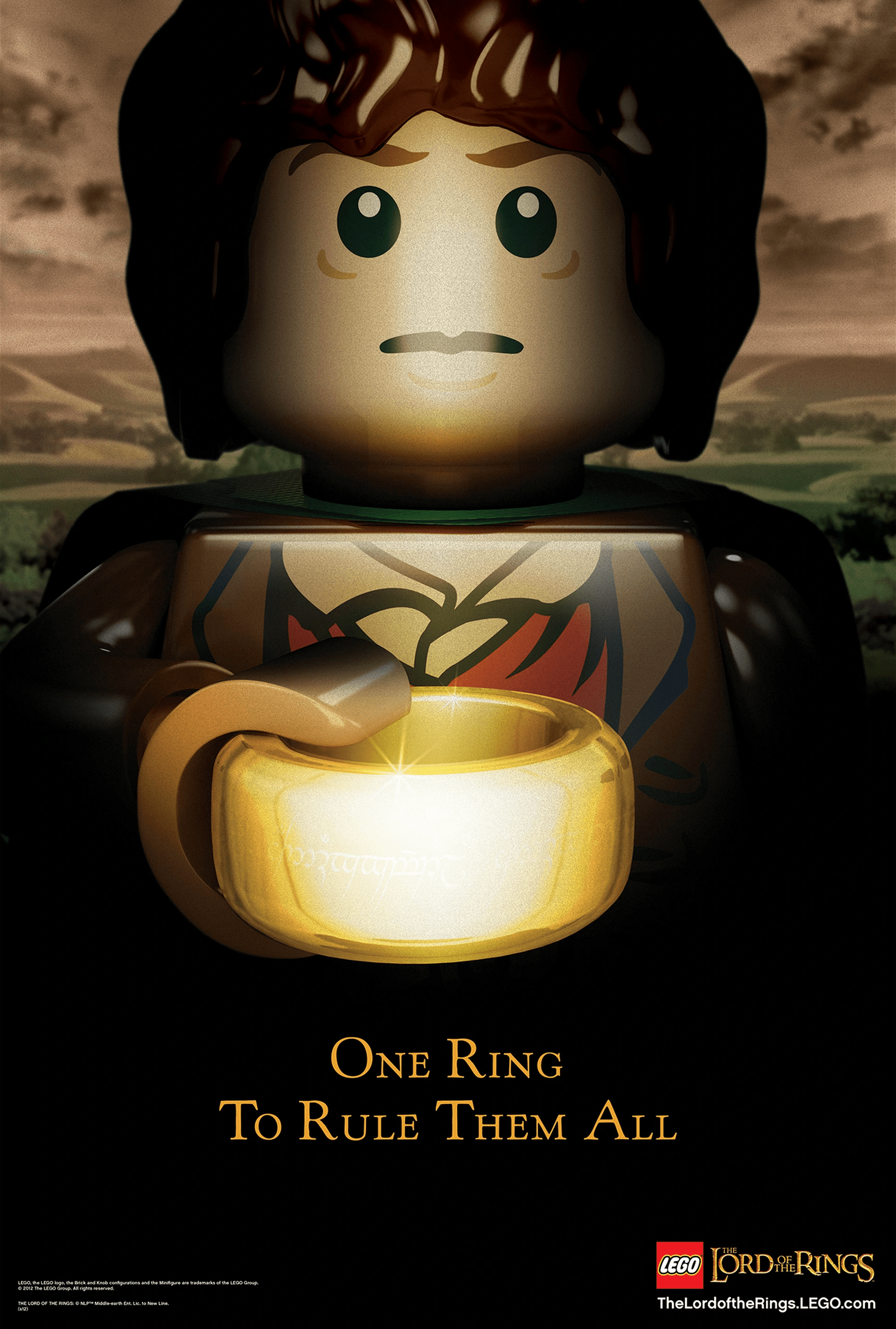 5001163 LEGO The Lord of the Rings Frodo Poster Brickipedia FANDOM