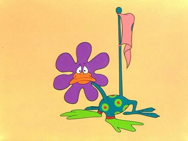 duck with flower on head | Family Man Librarian