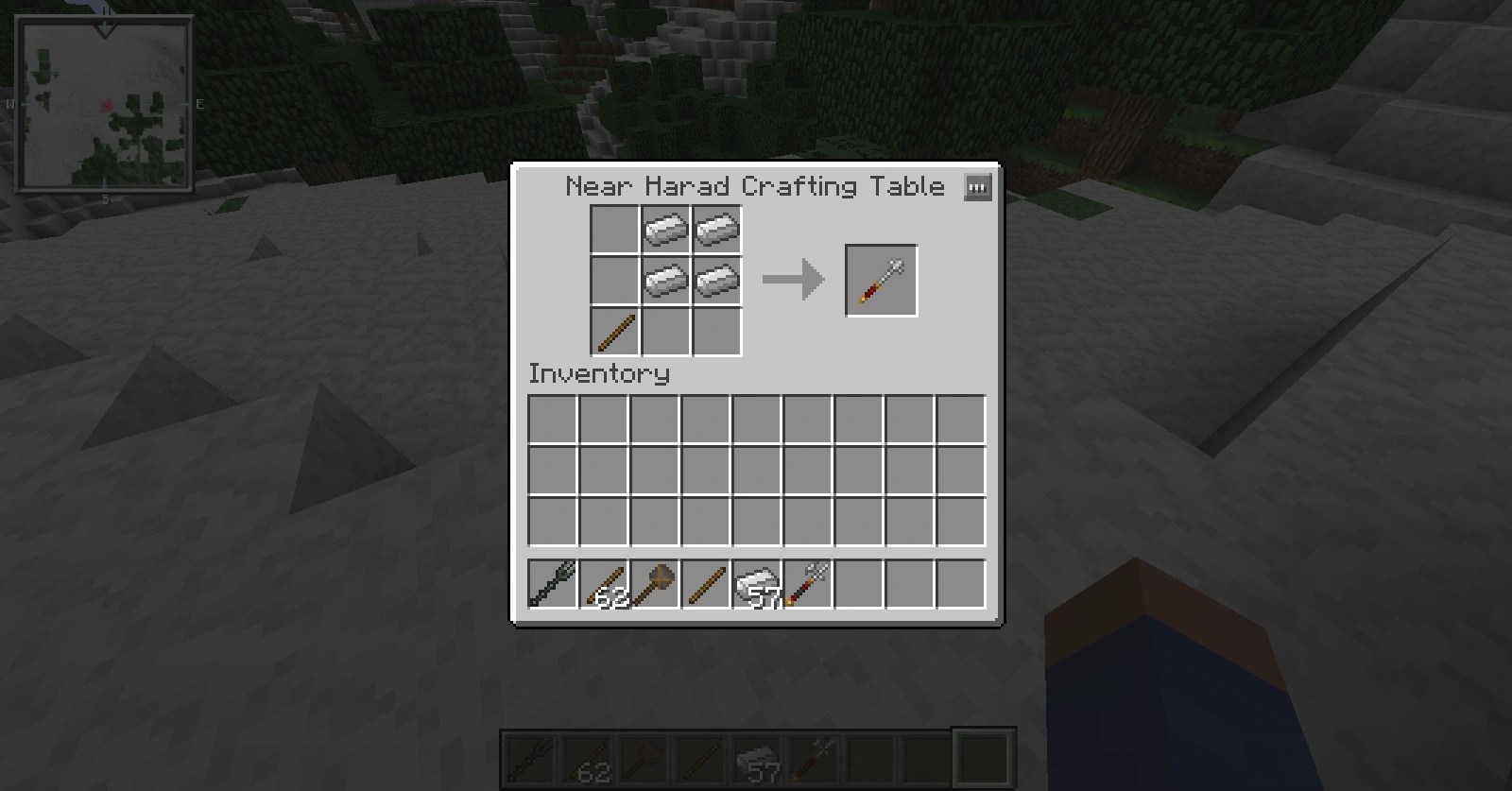 Image NH Mace Crafting Recipe.png The Lord of the Rings Minecraft