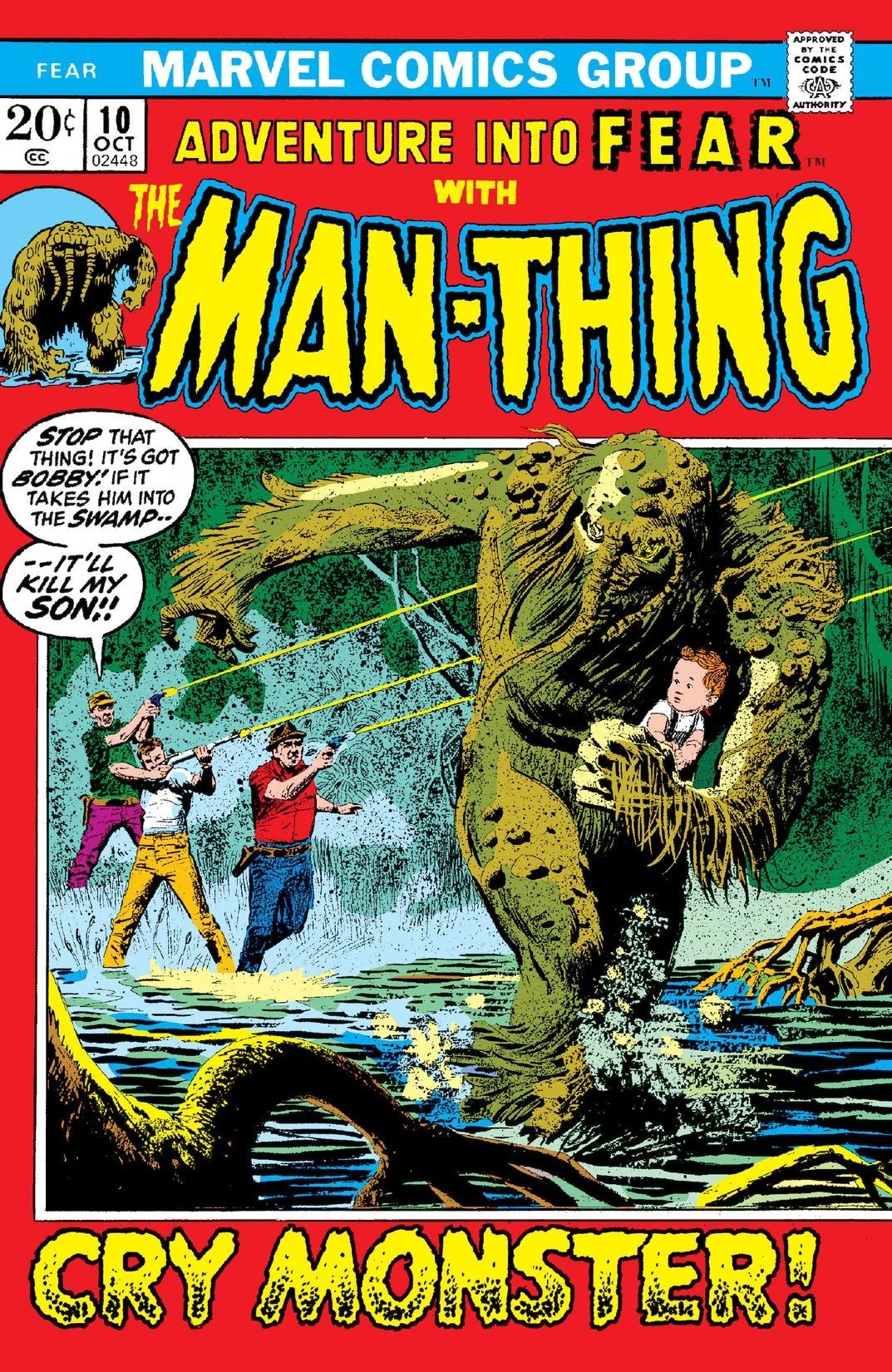 ManThing Comic Books Marvel Database FANDOM powered by Wikia