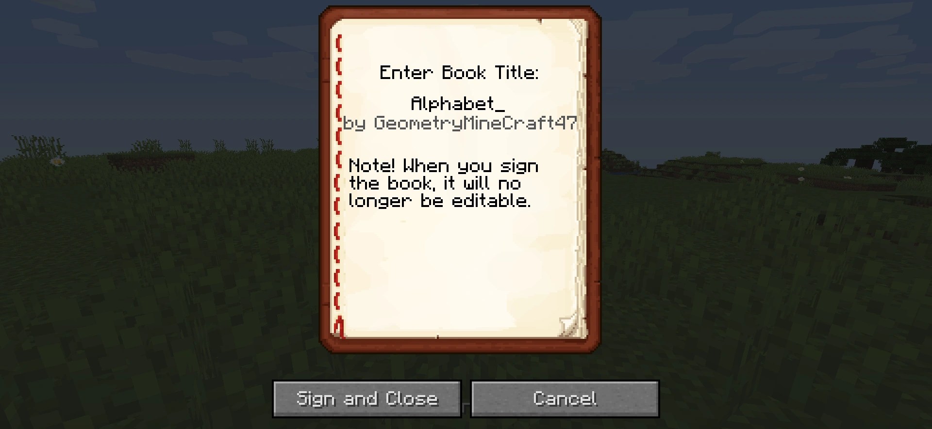 How To Craft A Book And Quill In Minecraft