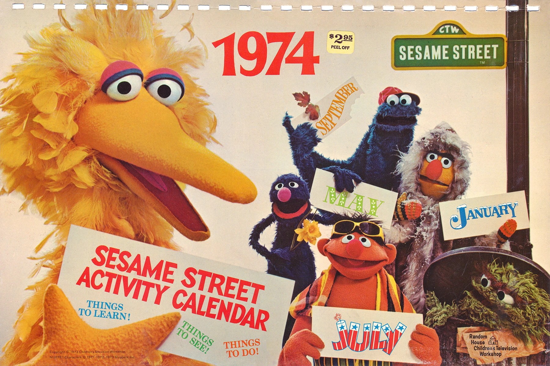 The Sesame Street 1974 Activity Calendar Muppet Wiki Fandom