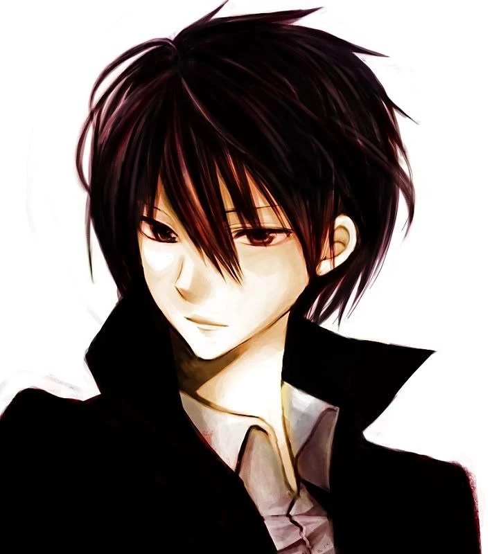 dark brown hair anime boy | Pita Bloom