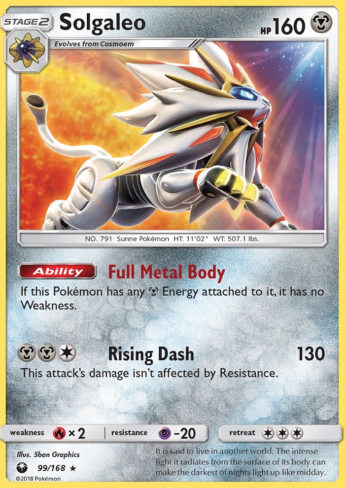 Solgaleo (Celestial Storm) Pokémon Wiki Fandom