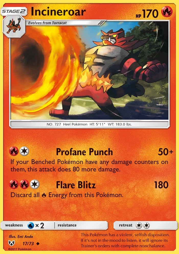 Incineroar (Shining Legends) Pokémon Wiki Fandom