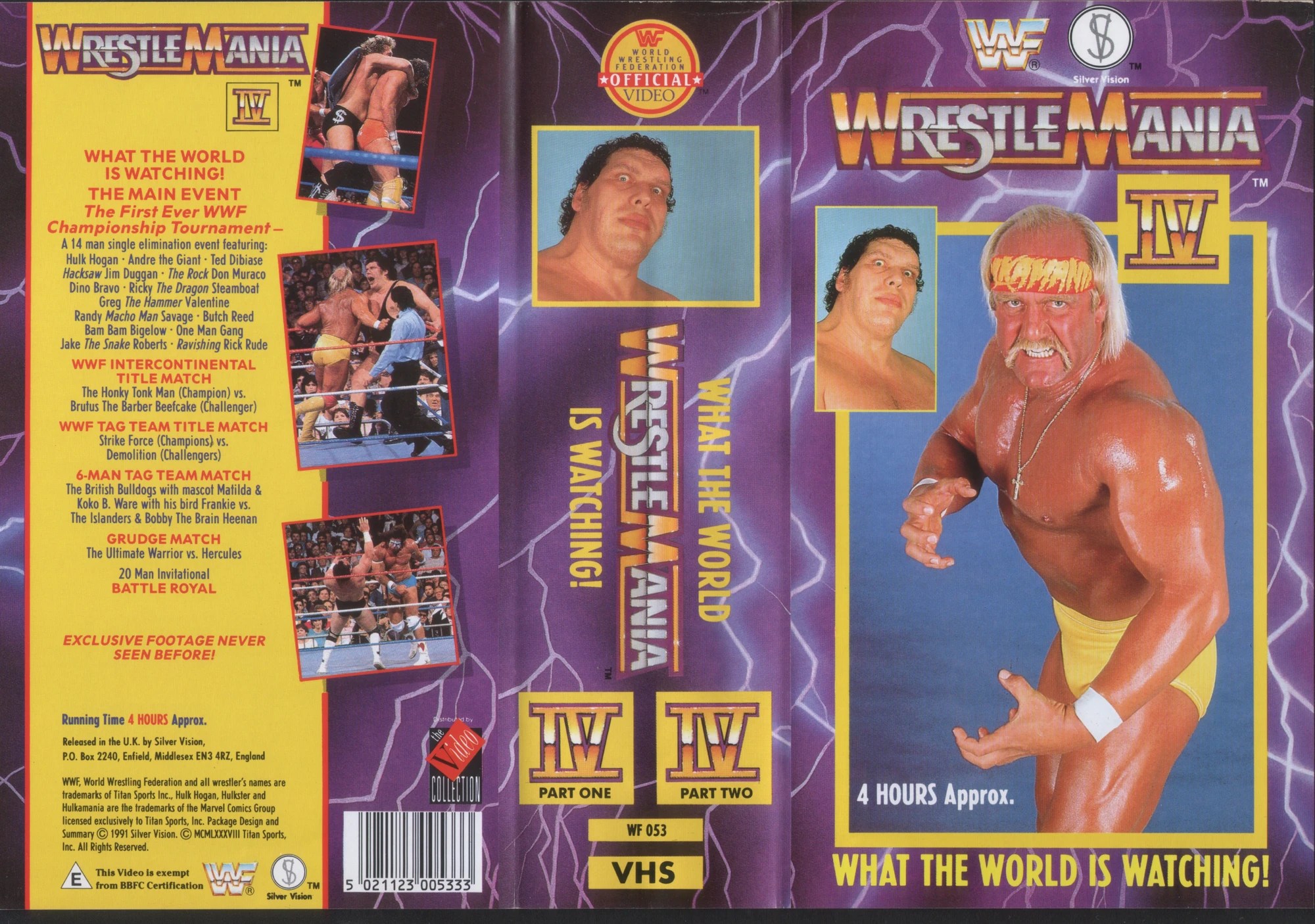 Image Wrestlemania 4 v.jpg Pro Wrestling FANDOM powered by Wikia