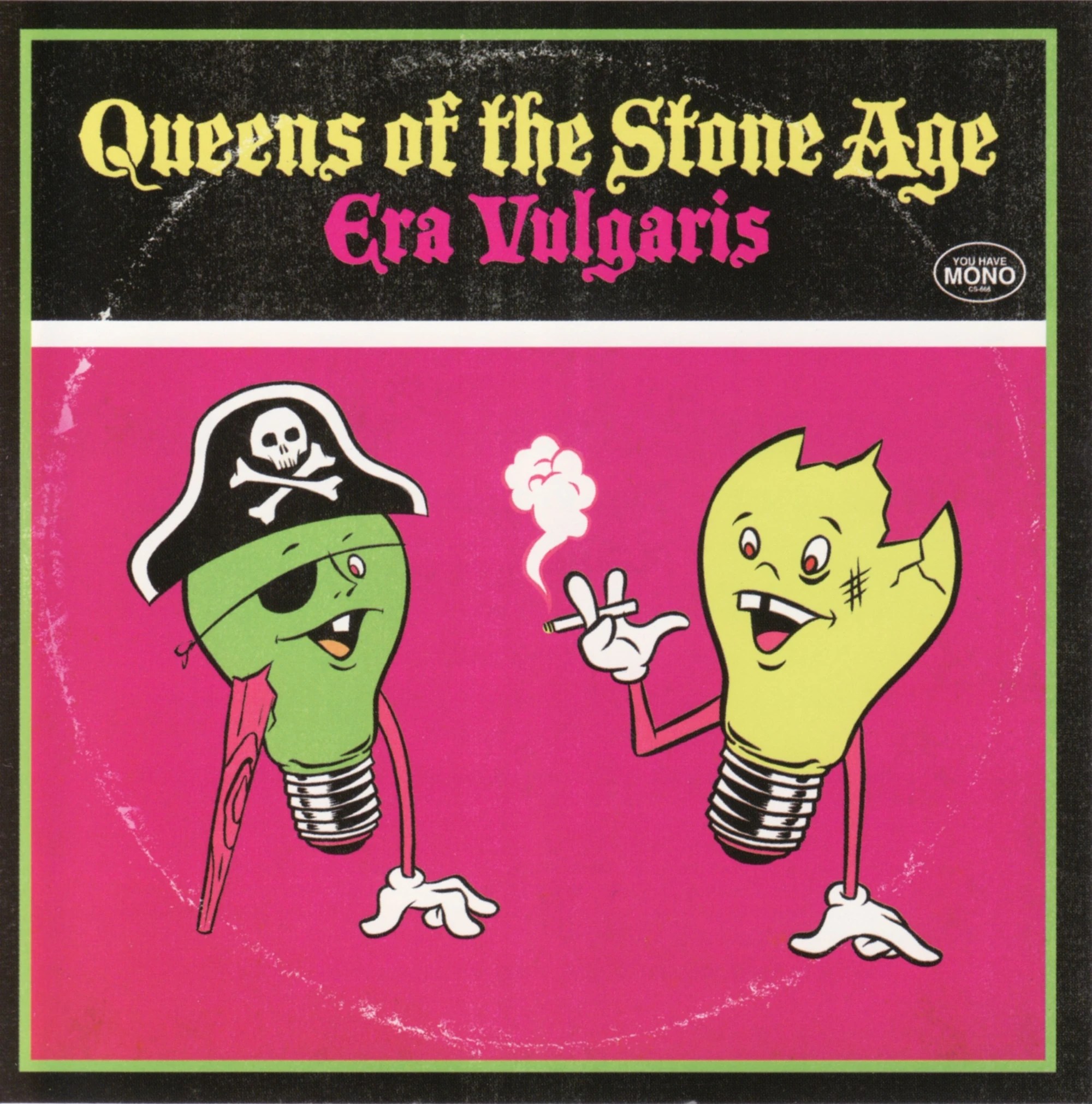 queens of the stone age cover art - Gel French Manicure