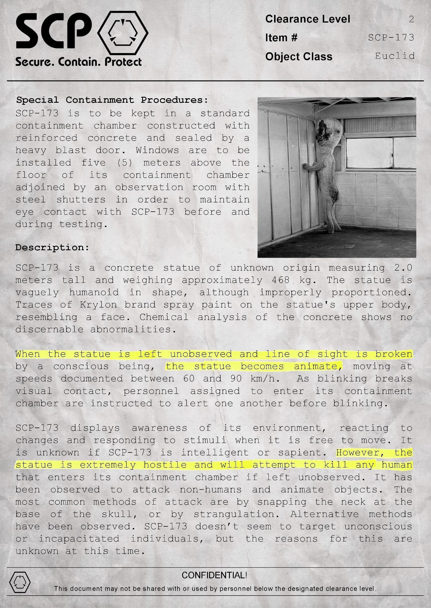 Image SCP173 Document.JPG SCP Containment Breach Unity Edition