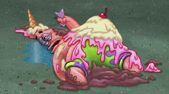 Sponge Man Ice Cone Know Your Meme