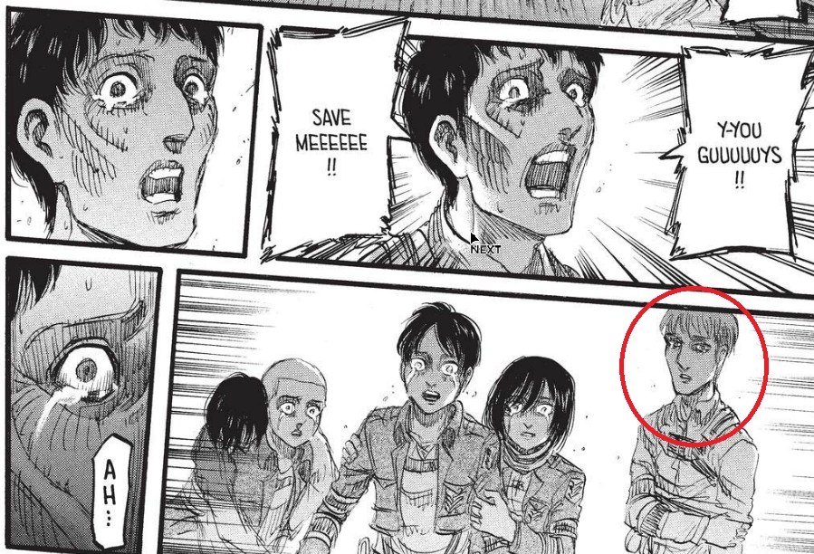 Image Bertolt crying for help.png Attack on Titan Wiki FANDOM
