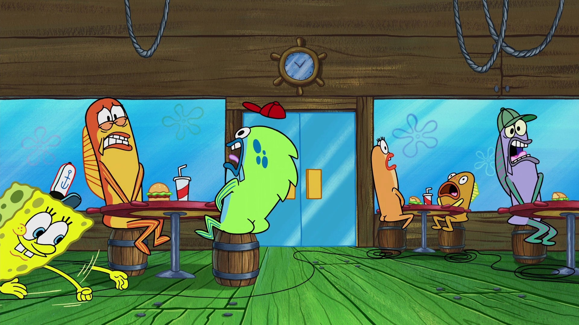 Frank The Fish Spongebob Pin Teepublic