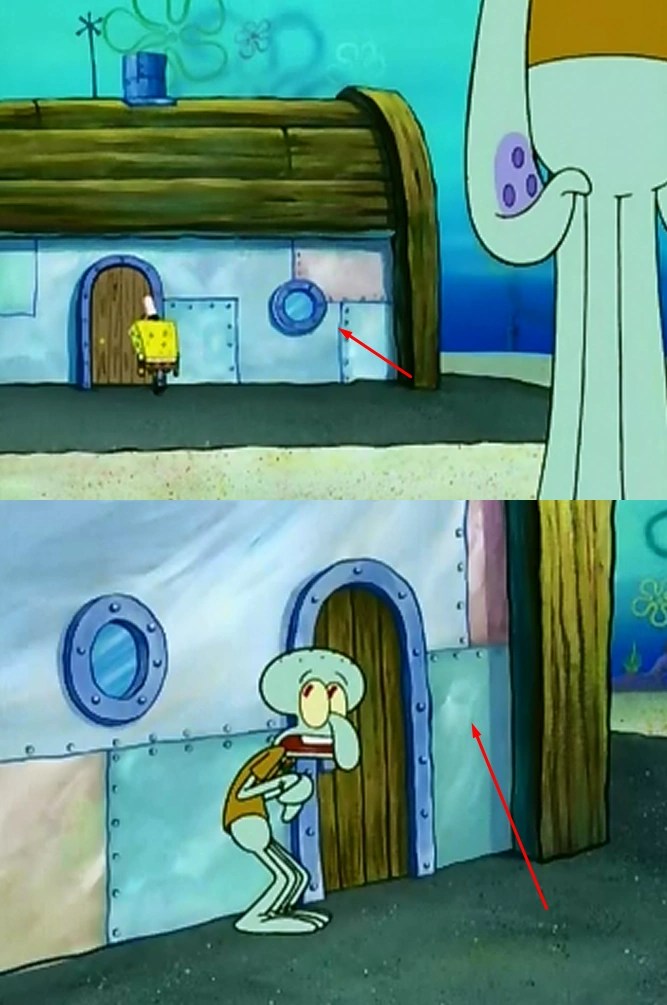 Don T You Open Up That Window Spongebob Exiting Via The Window Of