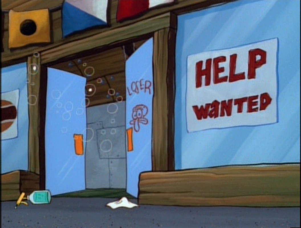 Help Wanted sign/gallery Encyclopedia SpongeBobia Fandom