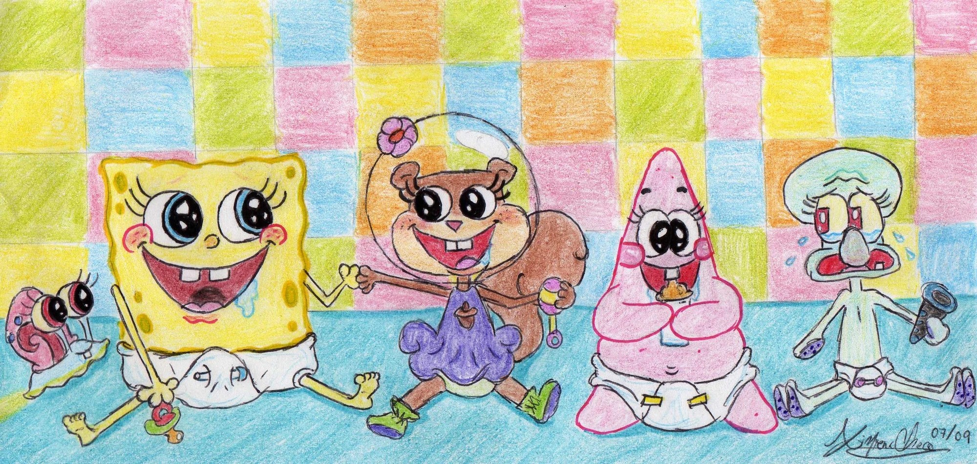 SpongeBob Babies SpongeBob Fanon Wiki Fandom