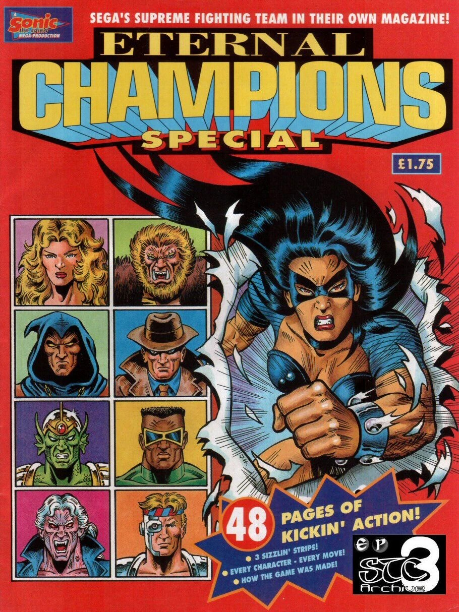 Eternal Champions Special Sonic the Comic Wiki FANDOM