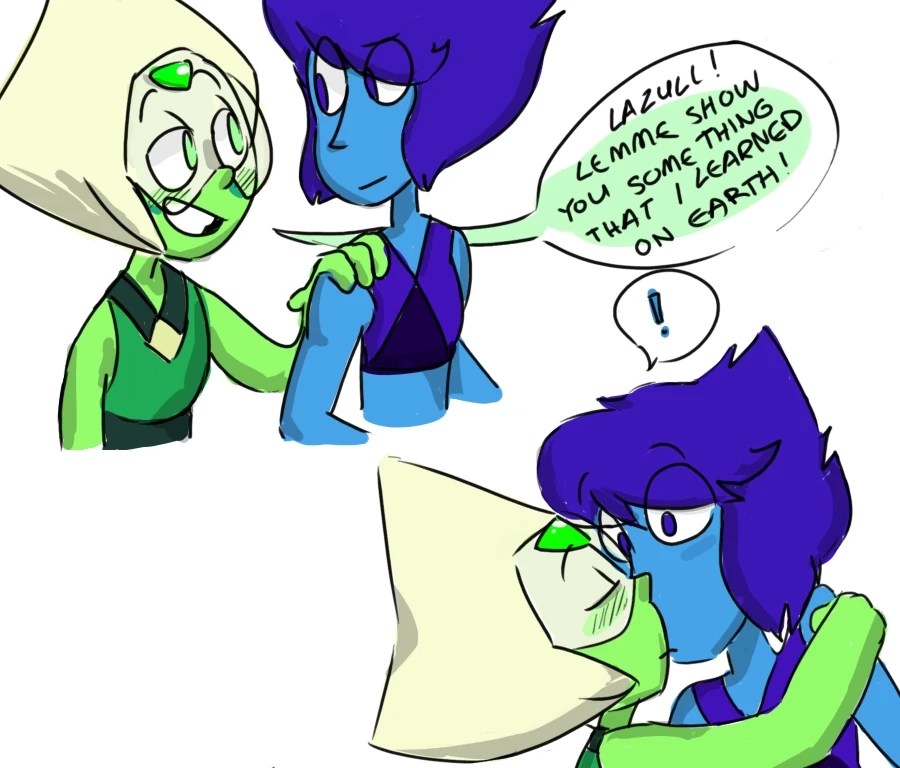 Image Peridot and Lapis kiss.jpeg Steven Universe Fanon Wiki