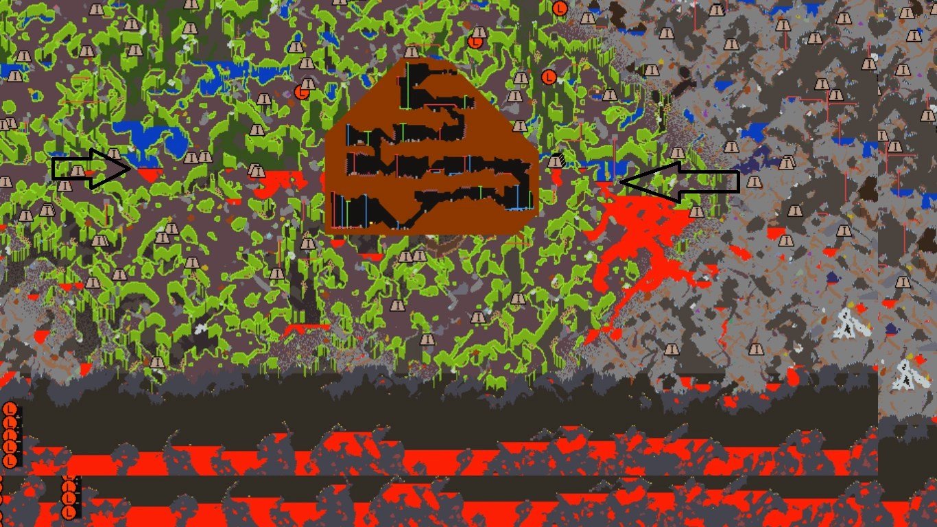 Image Natural obsidian on map.png Terraria Wiki FANDOM powered by