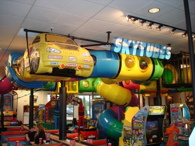 Chuck E. Cheese's SkyTubes The World of Anything Fiction Wikia Fandom