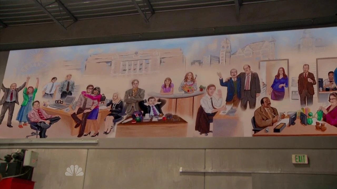 Finale Mural Dunderpedia The Office Wiki Fandom