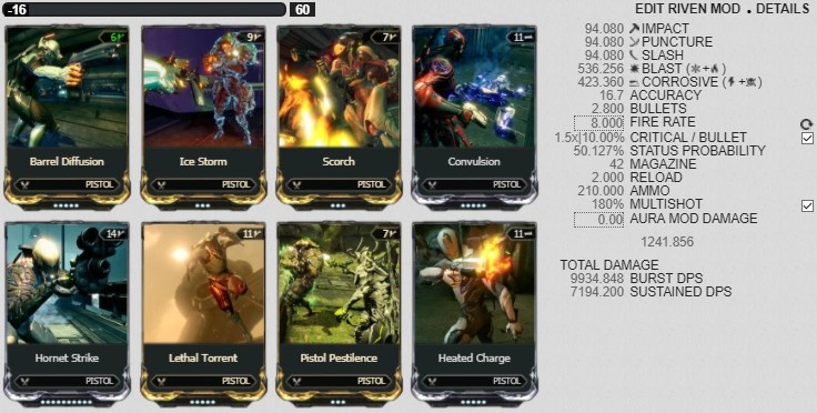 Warframe Builder rffasr