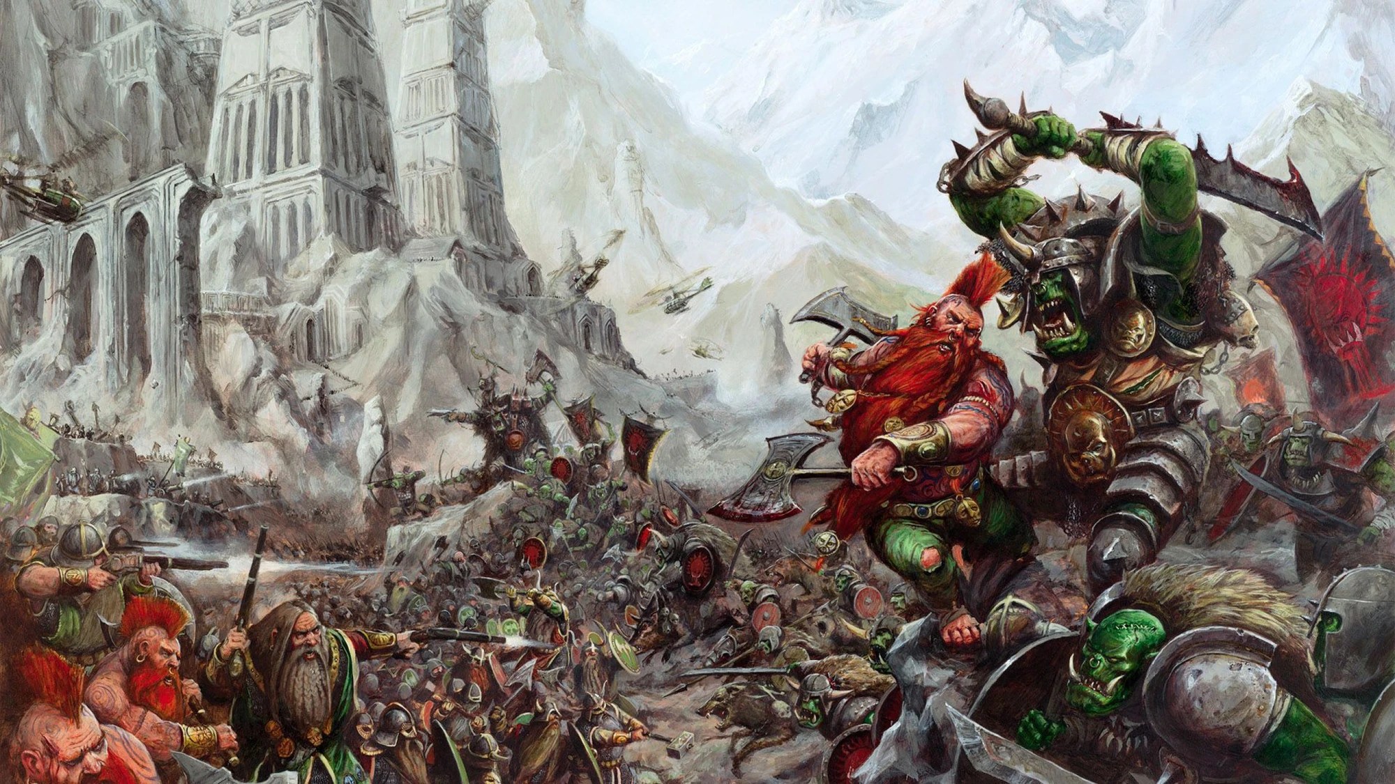 Image OrcsVSDwarfs1440x2560.jpg Warhammer Wiki FANDOM powered