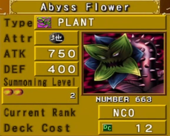 Abyss Flower (DOR) YuGiOh! FANDOM powered by Wikia