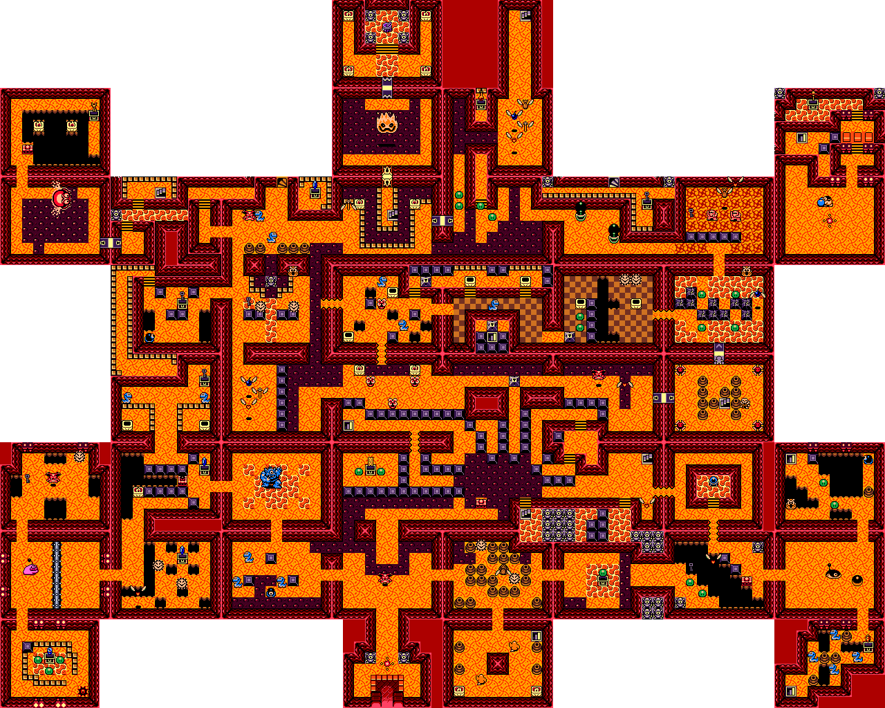 Image Turtle Rock Map (Link's Awakening).png Zeldapedia FANDOM