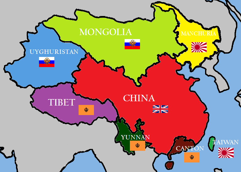 Colonial Holding In China Map Image Colonial China (Raj Karega Khalsa).png Alternative History