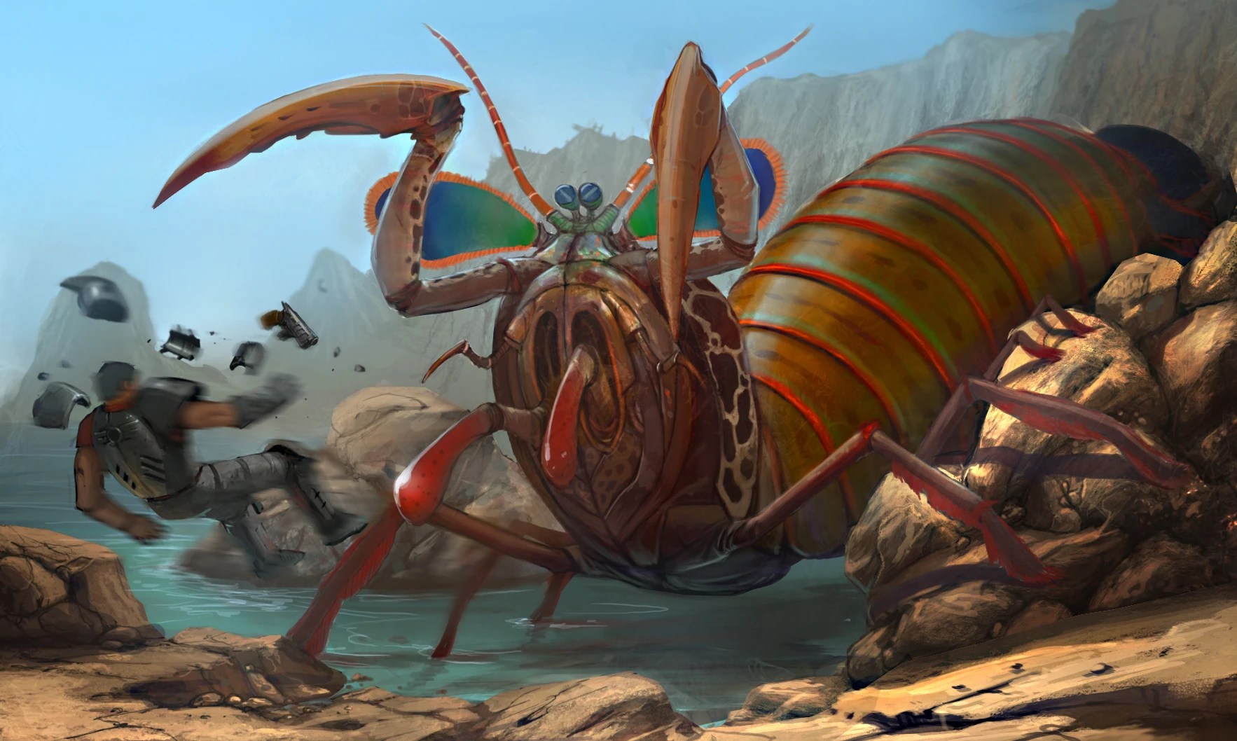 Mutant mantis shrimp Fallout Wiki FANDOM powered by Wikia
