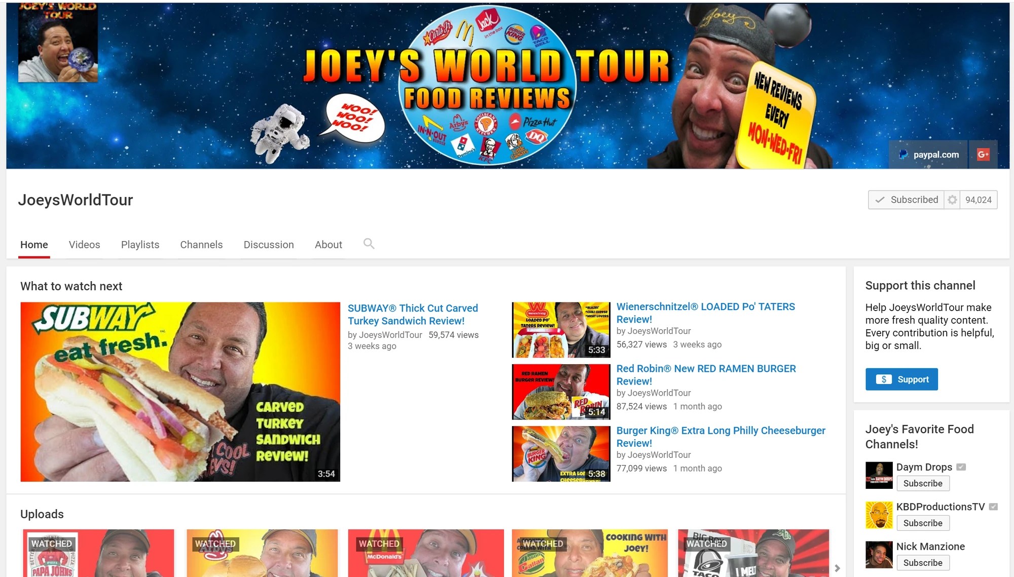 JoeysWorldTour Episode Guide Joeypedia Wikia FANDOM powered by Wikia