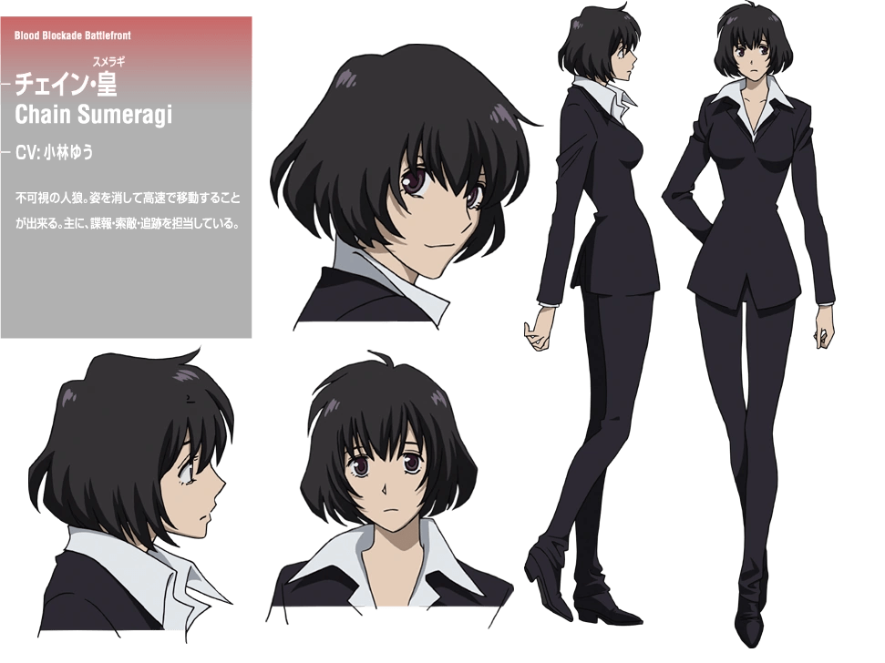 Chain Sumeragi/Image Gallery Blood Blockade Battlefront Kekkai