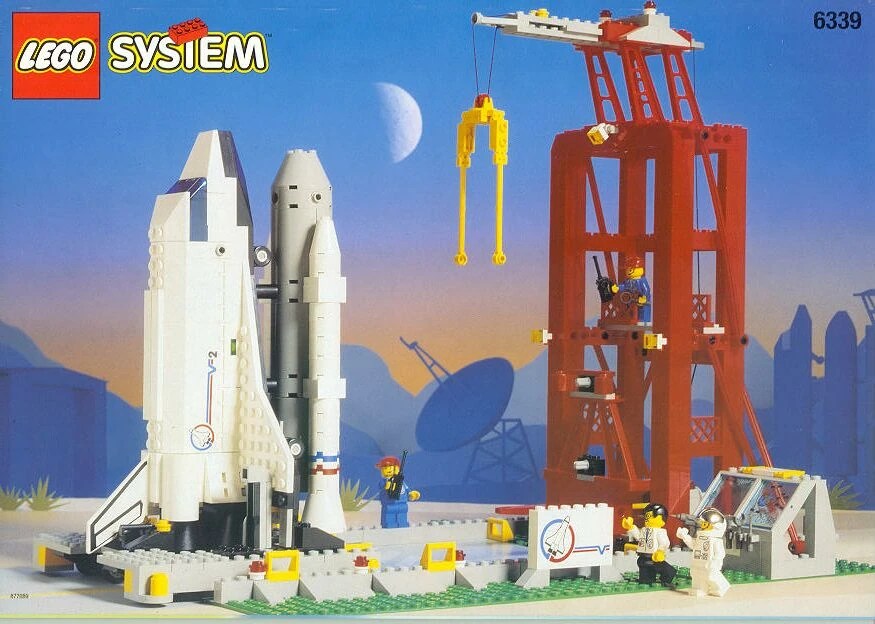 lego shuttle launch pad
