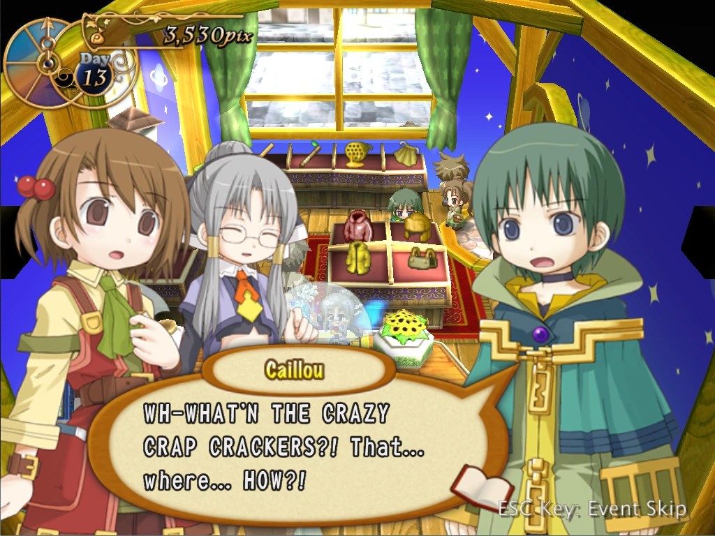 Image Caillou crazy.png Recettear Wiki Fandom