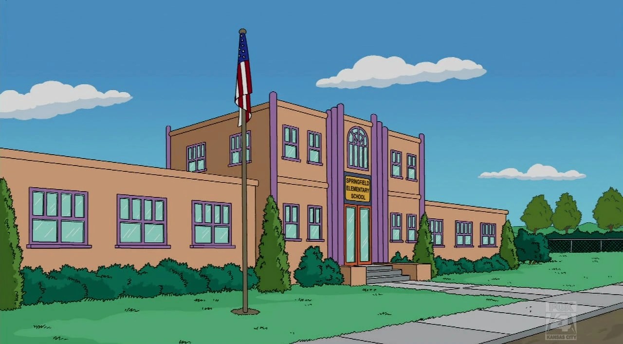 Springfield Elementary School The Simpsons Springfield Bound