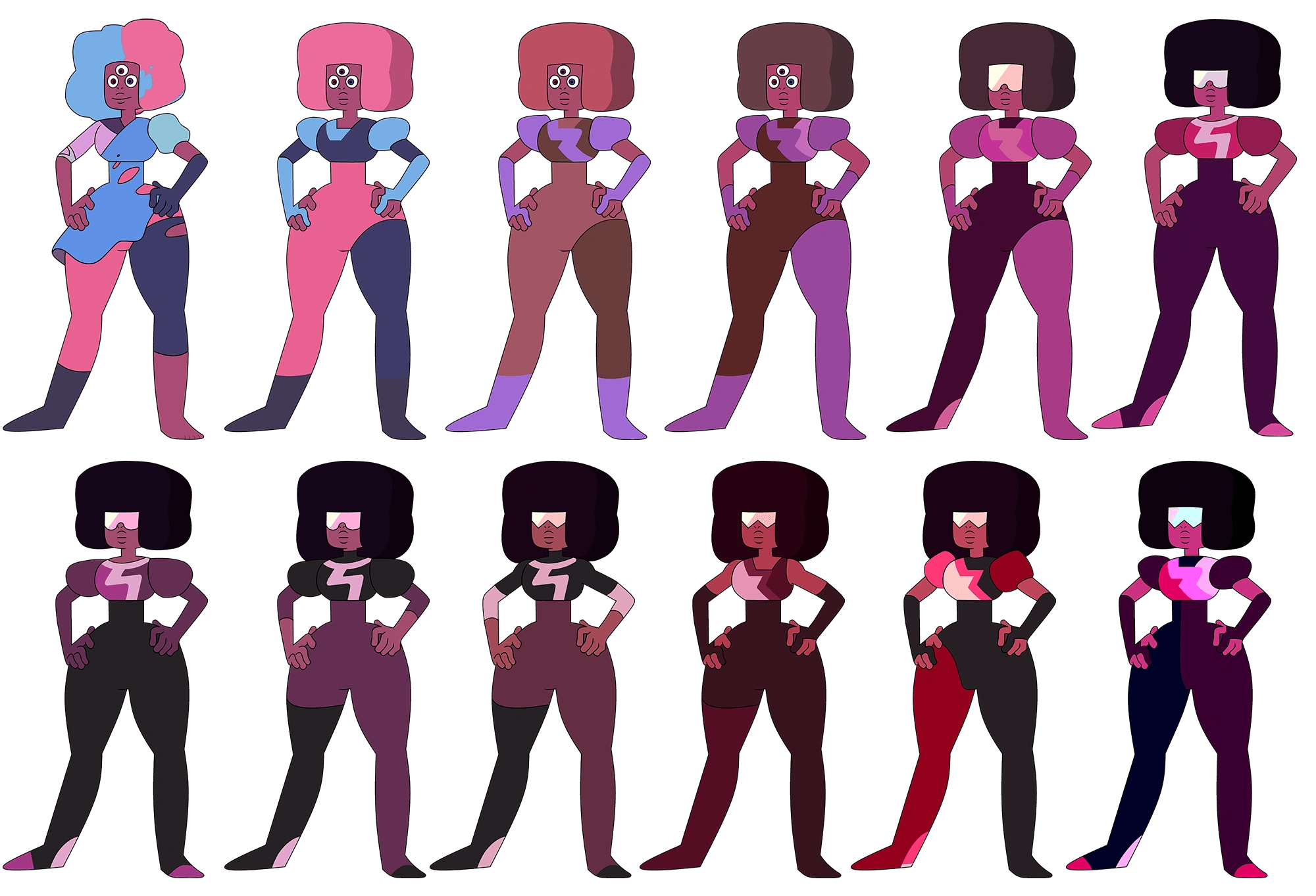 Image - Garnet Regenerations.png | Steven Universe Wiki | FANDOM