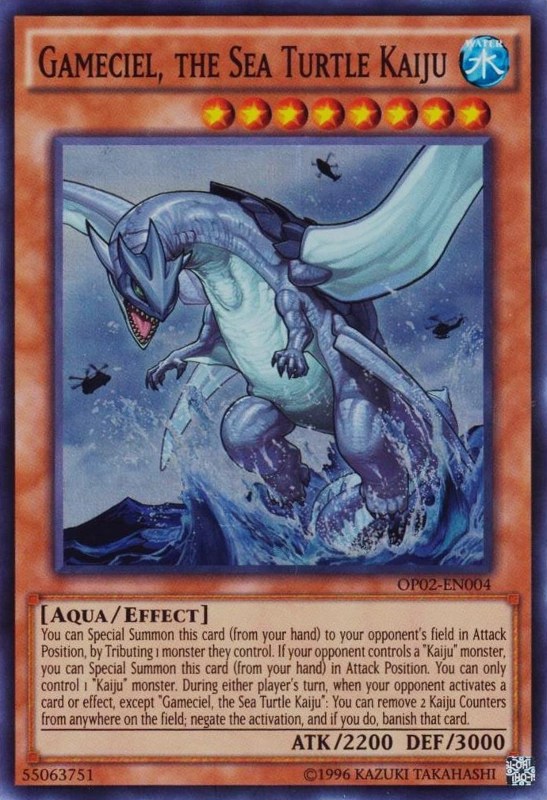 Card GalleryGameciel, the Sea Turtle Kaiju YuGiOh