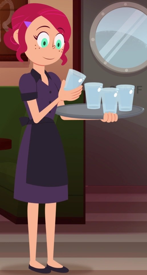Image Cute Waitress Glass Examination.png Camp Camp Wikia FANDOM
