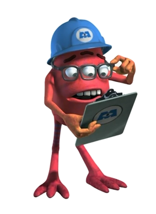 monster inc big lip character | Family Man Librarian