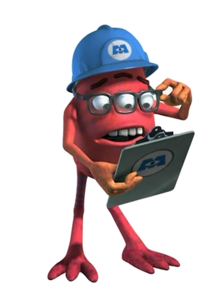 big lip guy from monsters inc | Family Man Librarian