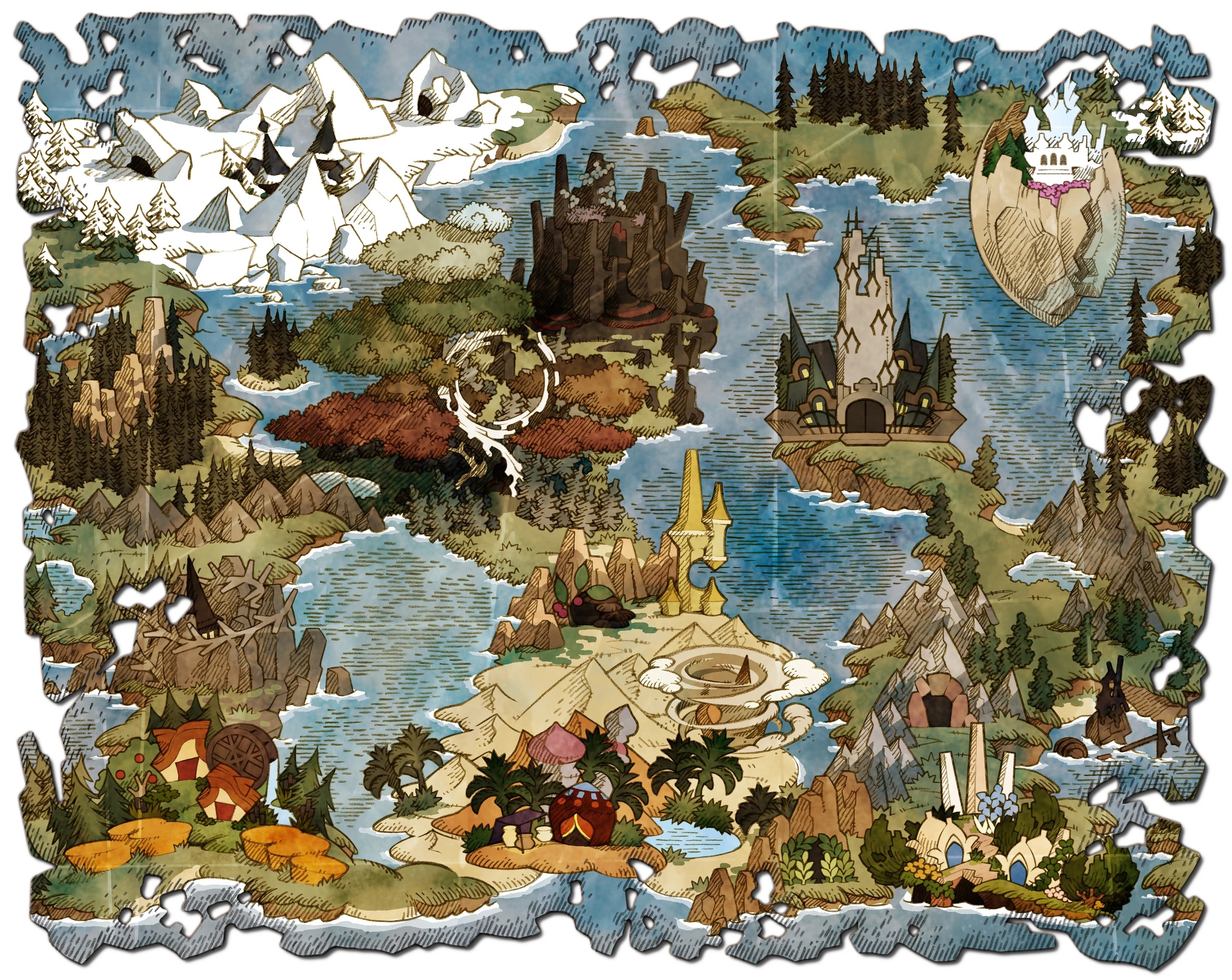 Bravely Default World Map Bravely Default World Map Theme FUROSEMIDE