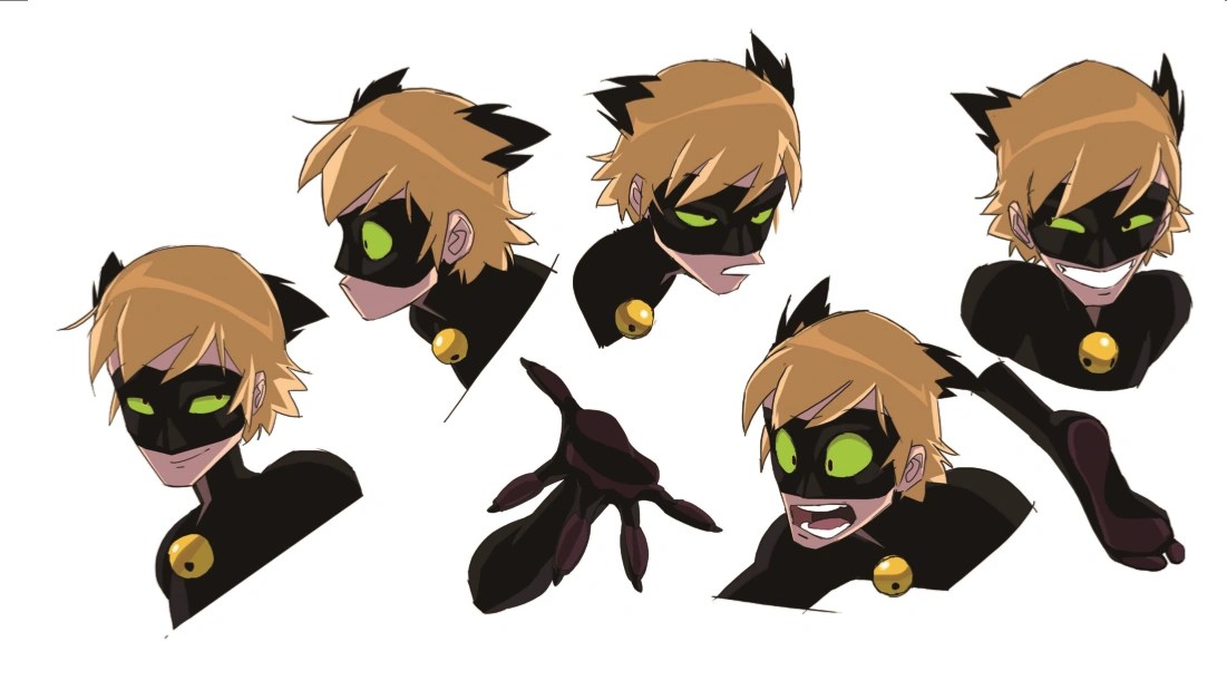 Image Cat Noir Expression concept art.png Miraculous Ladybug Wiki