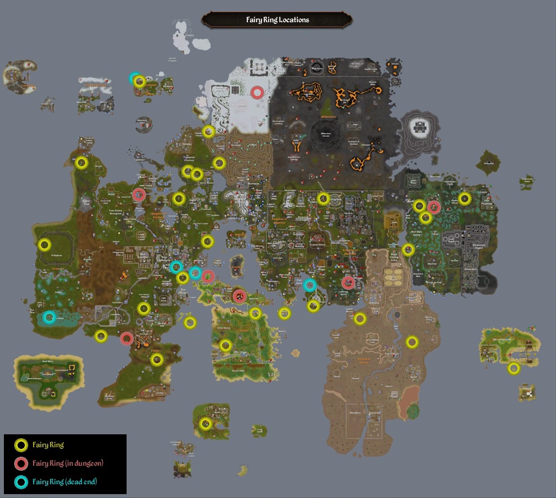 MapFairy Rings RuneScape Wiki Fandom powered by Wikia