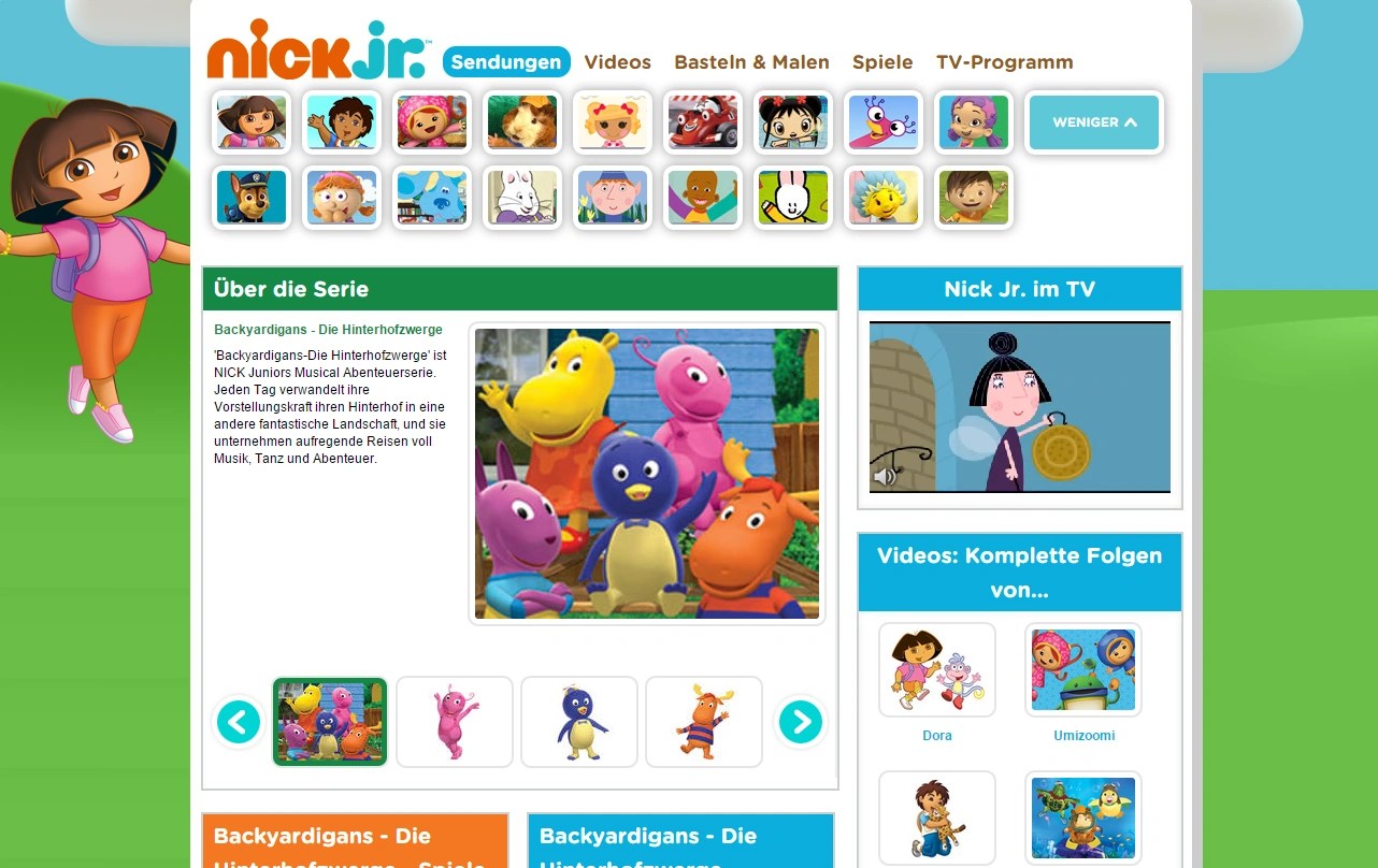 nick jr old shows archive | Family Man Librarian