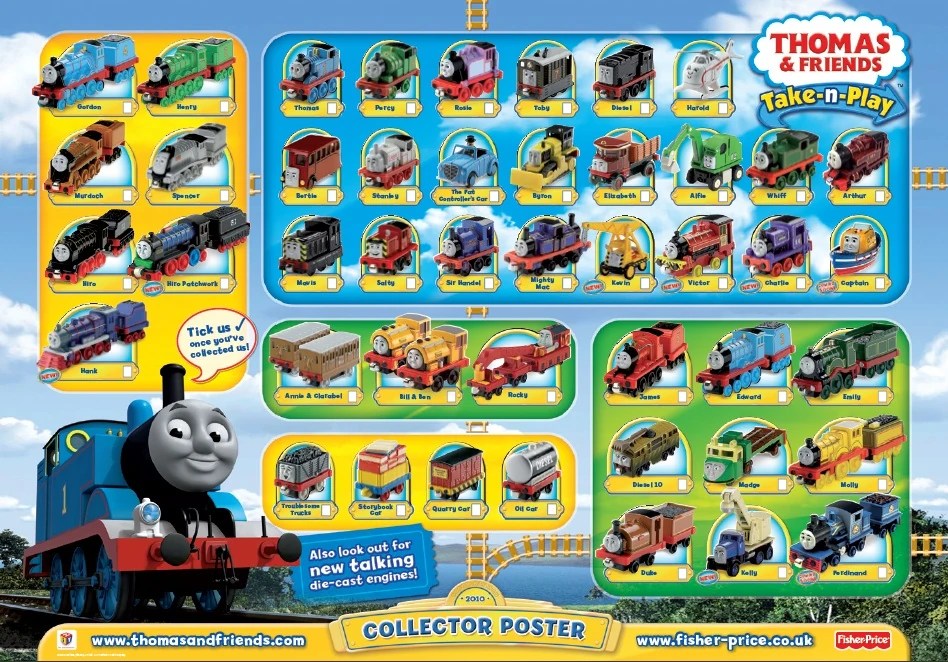 Image - Take-n-Play2010CollectorPoster.jpg | Thomas the Tank Engine