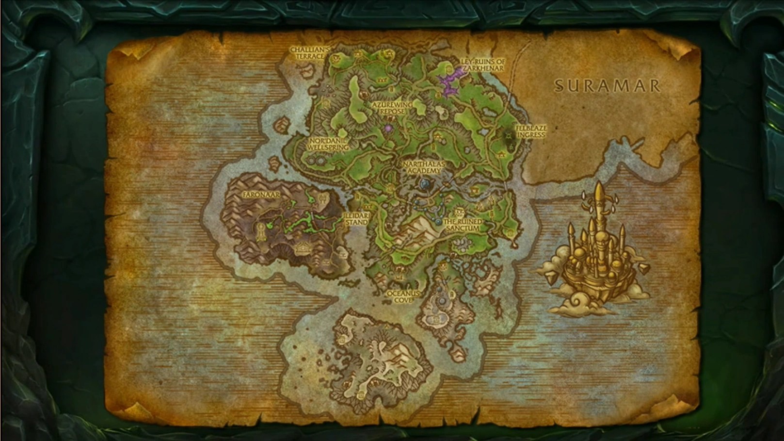 Image BlizzCon Legion Azsuna map.png WoWWiki FANDOM powered by