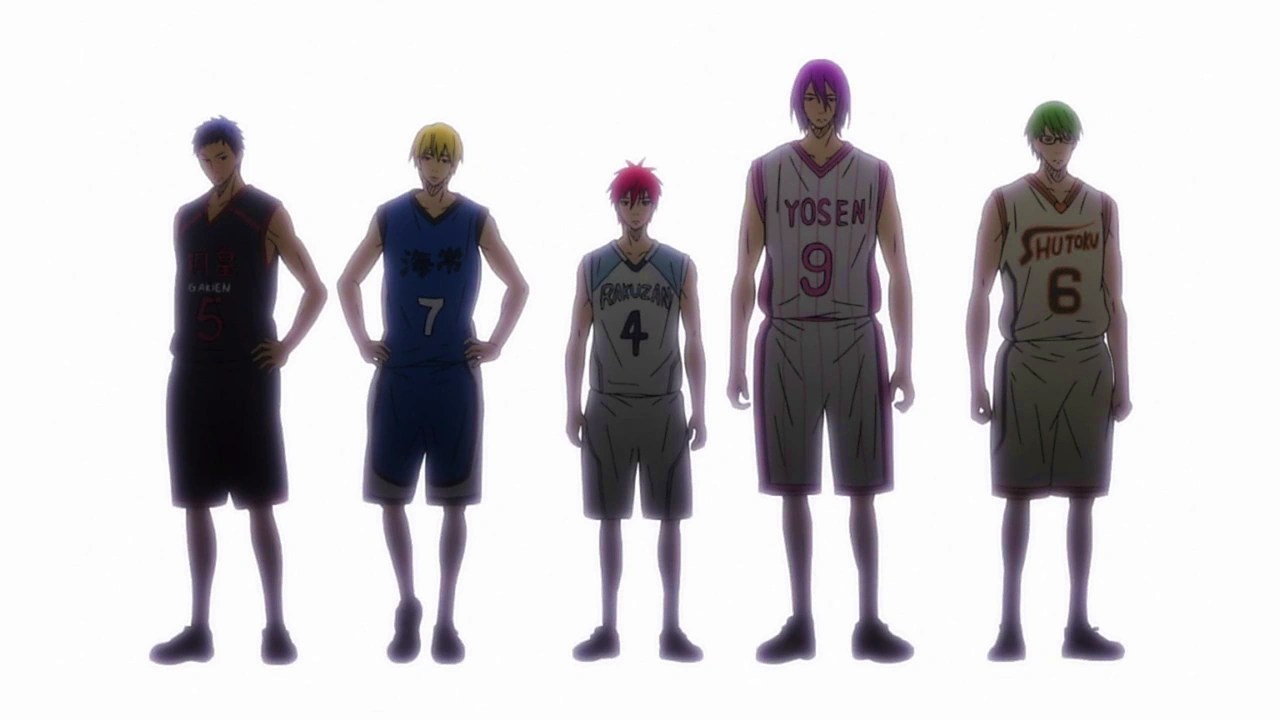 Kuroko No Basuke Generation Of Miracles Characters Name