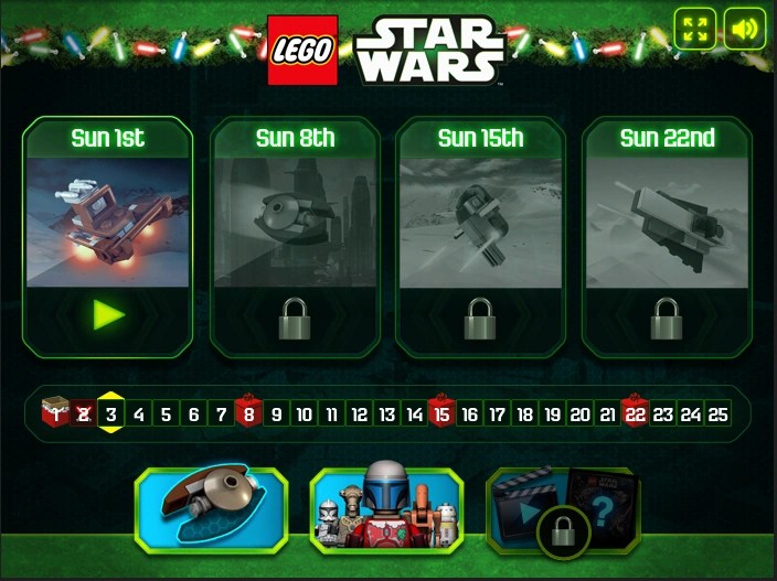 Star Wars Advent Calendar (Game) Brickipedia Fandom powered by Wikia