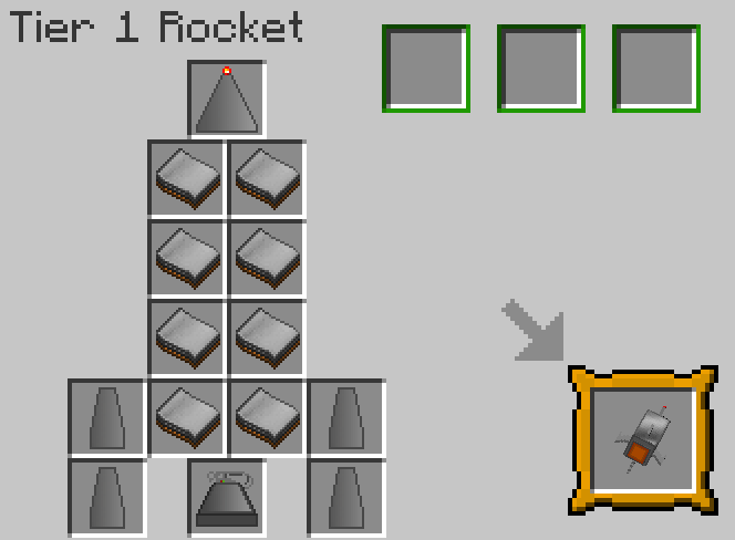 Image Tier1RocketCrafting.png Minecraft Big Dig Pack Wiki FANDOM