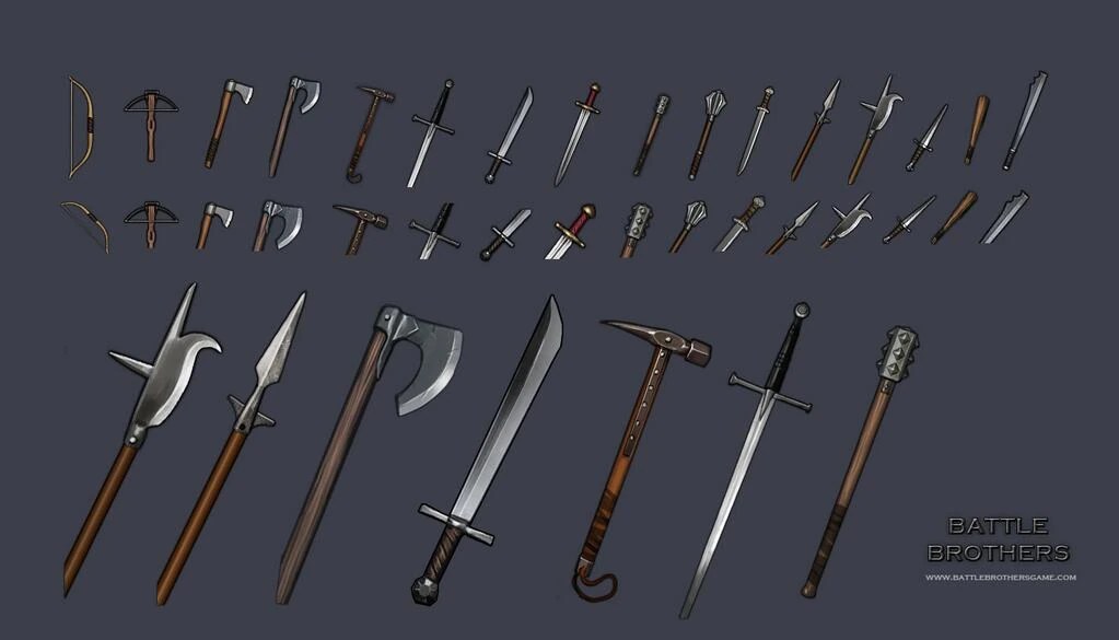Melee Weapons Battle Brothers Wikia FANDOM powered by Wikia